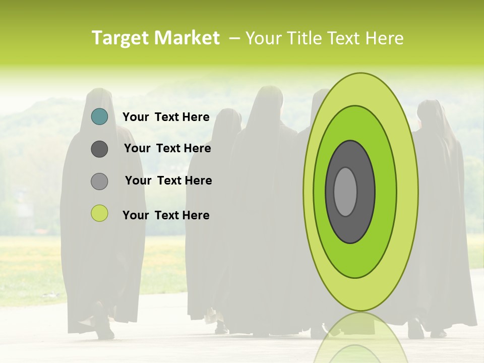 Women Square Two PowerPoint Template