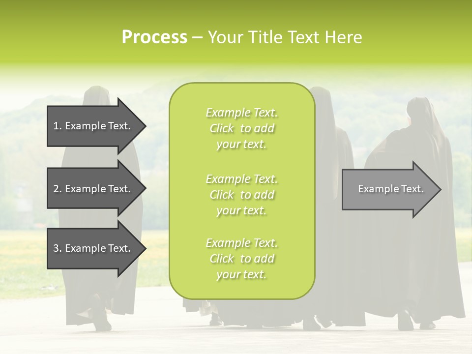 Women Square Two PowerPoint Template