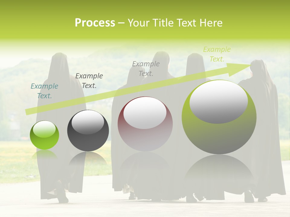 Women Square Two PowerPoint Template