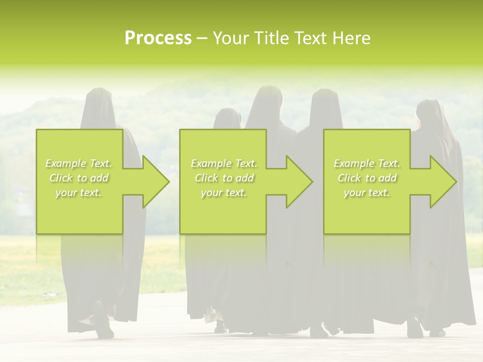 Women Square Two PowerPoint Template