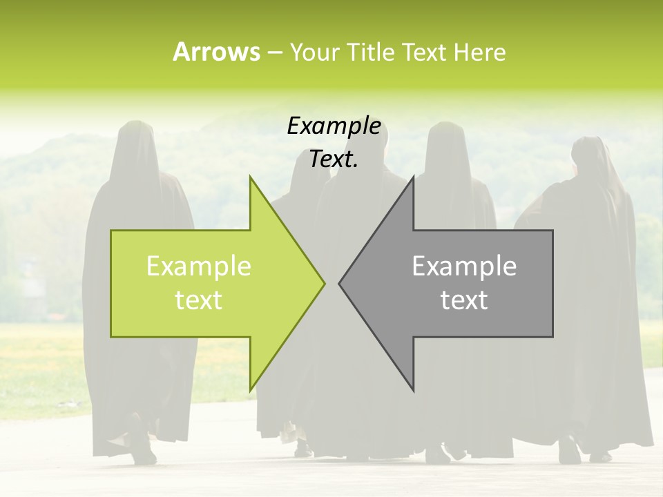 Women Square Two PowerPoint Template