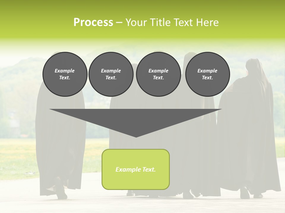 Women Square Two PowerPoint Template