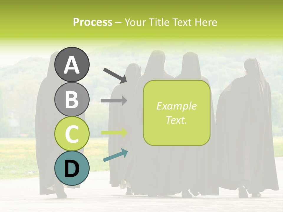 Women Square Two PowerPoint Template