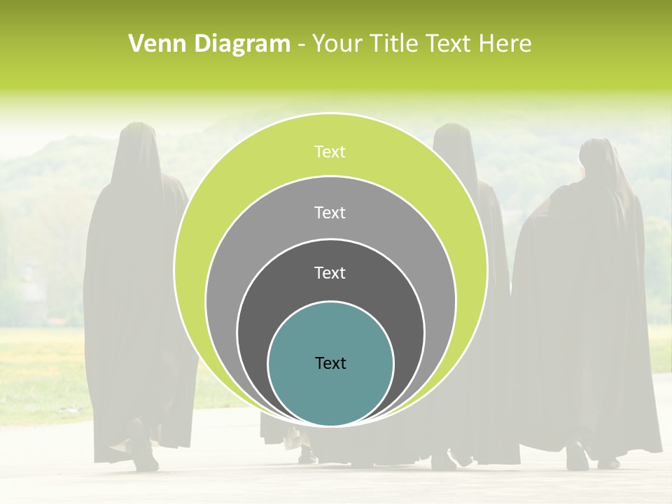 Women Square Two PowerPoint Template