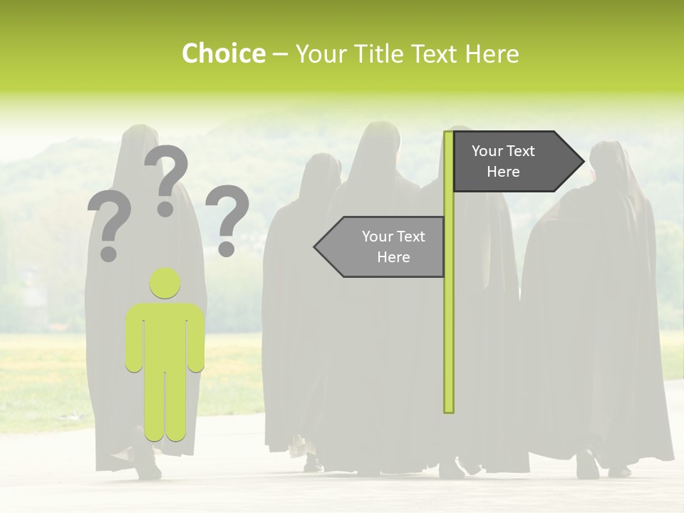 Women Square Two PowerPoint Template