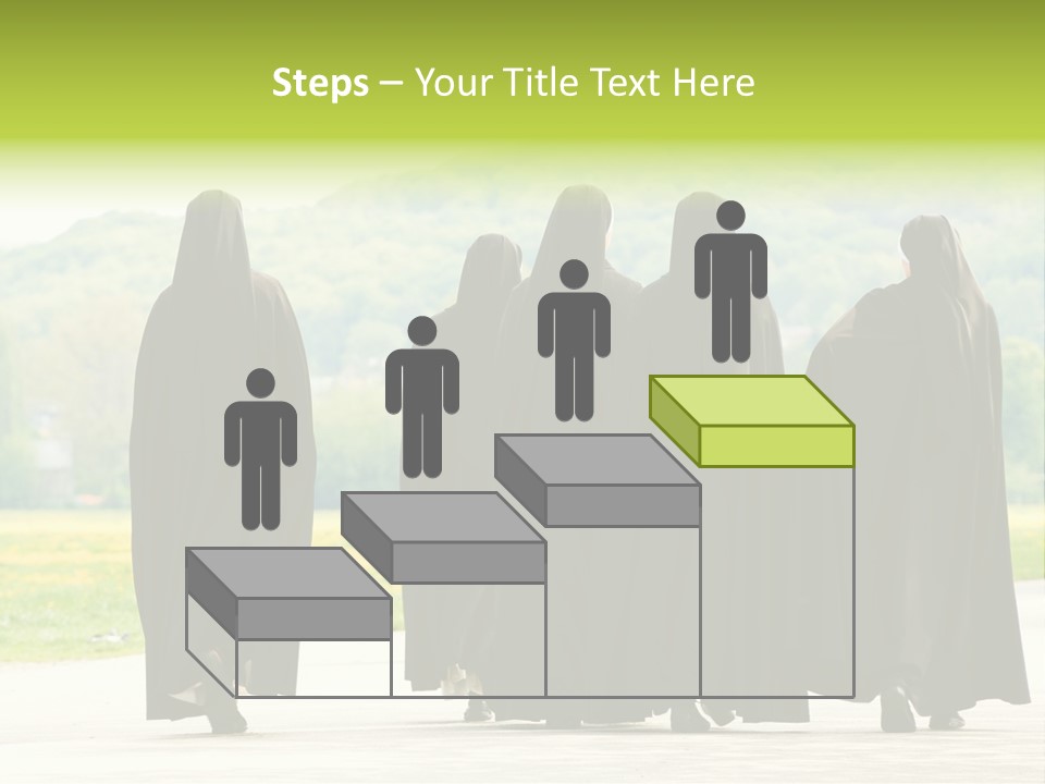 Women Square Two PowerPoint Template