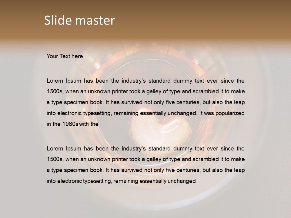 Despair Alcohol Bottom PowerPoint Template