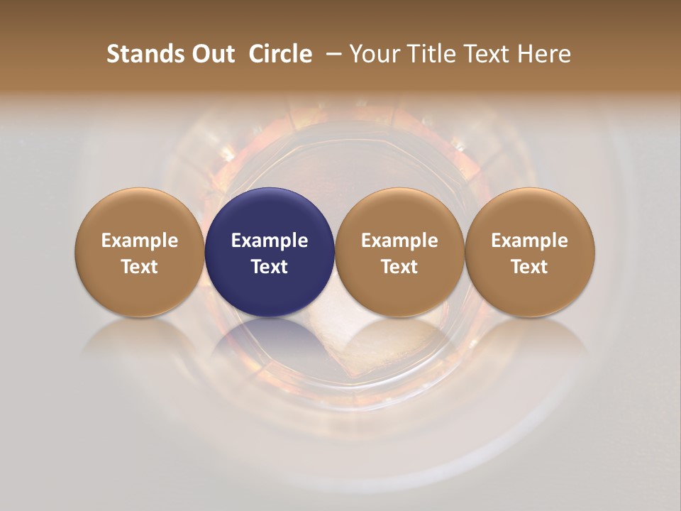 Despair Alcohol Bottom PowerPoint Template