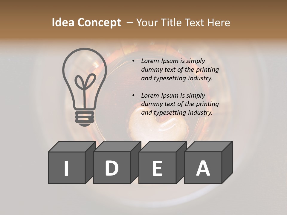 Despair Alcohol Bottom PowerPoint Template