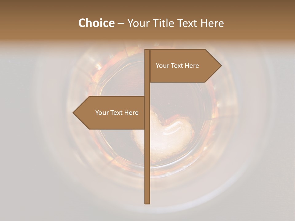 Despair Alcohol Bottom PowerPoint Template