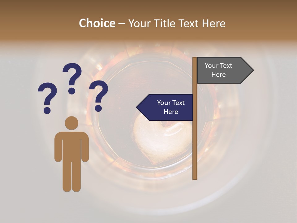 Despair Alcohol Bottom PowerPoint Template