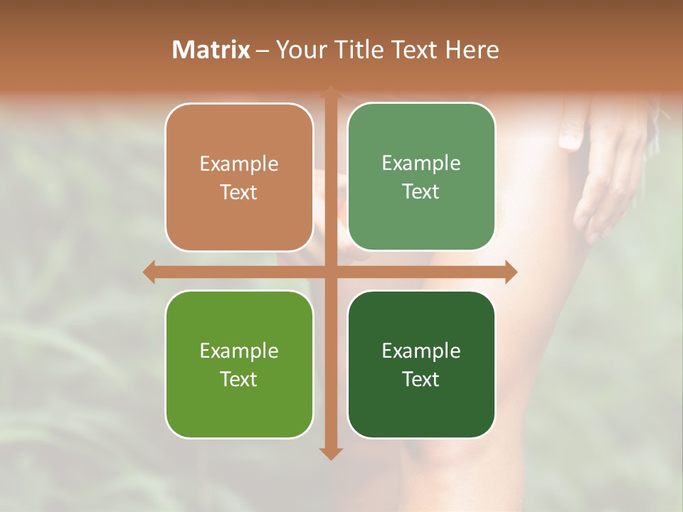 Deet Healthcare Leg PowerPoint Template