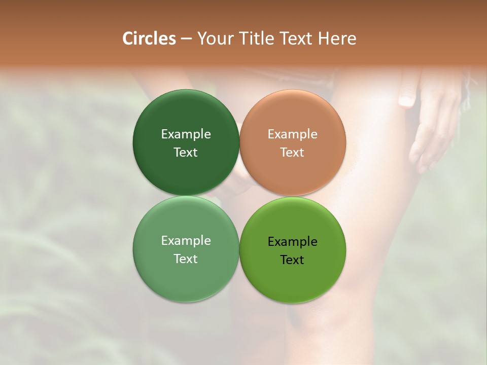 Deet Healthcare Leg PowerPoint Template