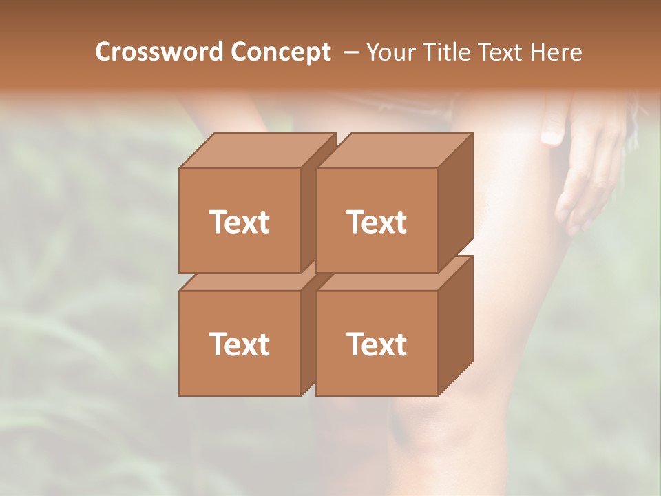 Deet Healthcare Leg PowerPoint Template