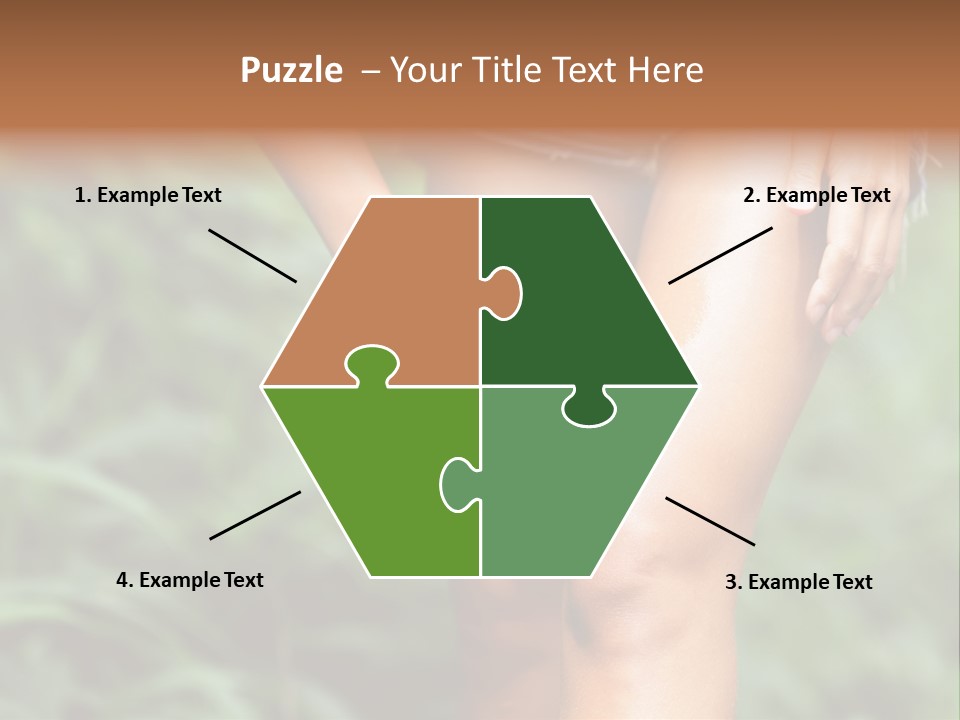 Deet Healthcare Leg PowerPoint Template