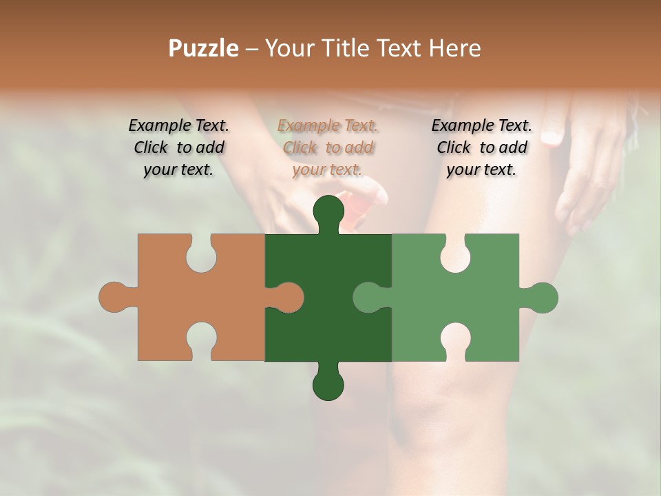 Deet Healthcare Leg PowerPoint Template