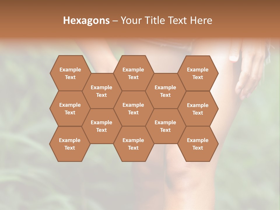 Deet Healthcare Leg PowerPoint Template