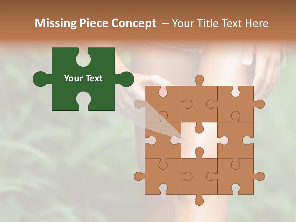 Deet Healthcare Leg PowerPoint Template