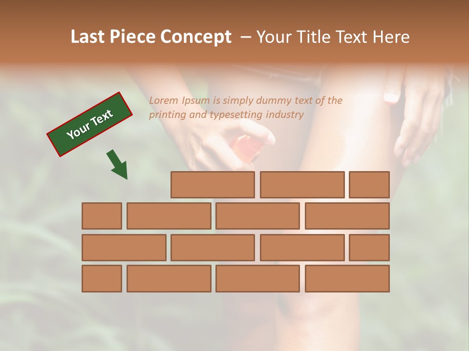 Deet Healthcare Leg PowerPoint Template