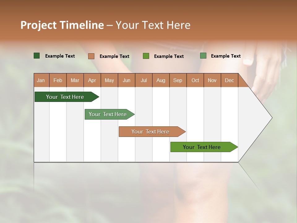 Deet Healthcare Leg PowerPoint Template