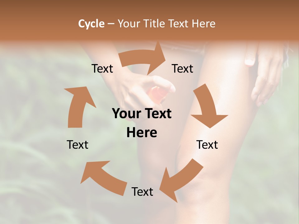 Deet Healthcare Leg PowerPoint Template
