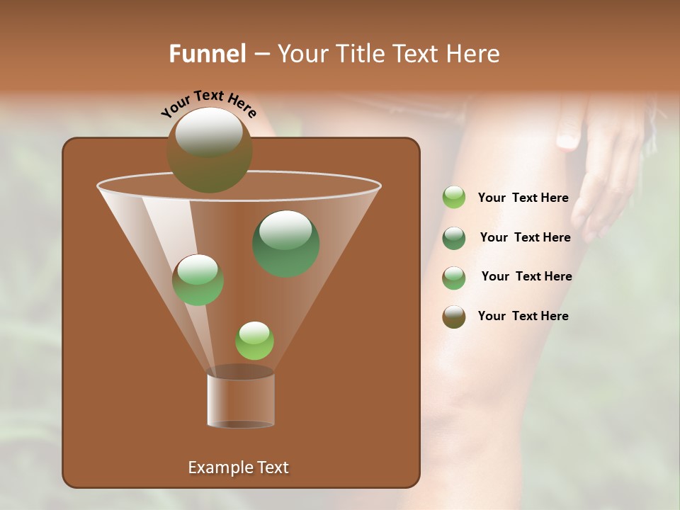 Deet Healthcare Leg PowerPoint Template