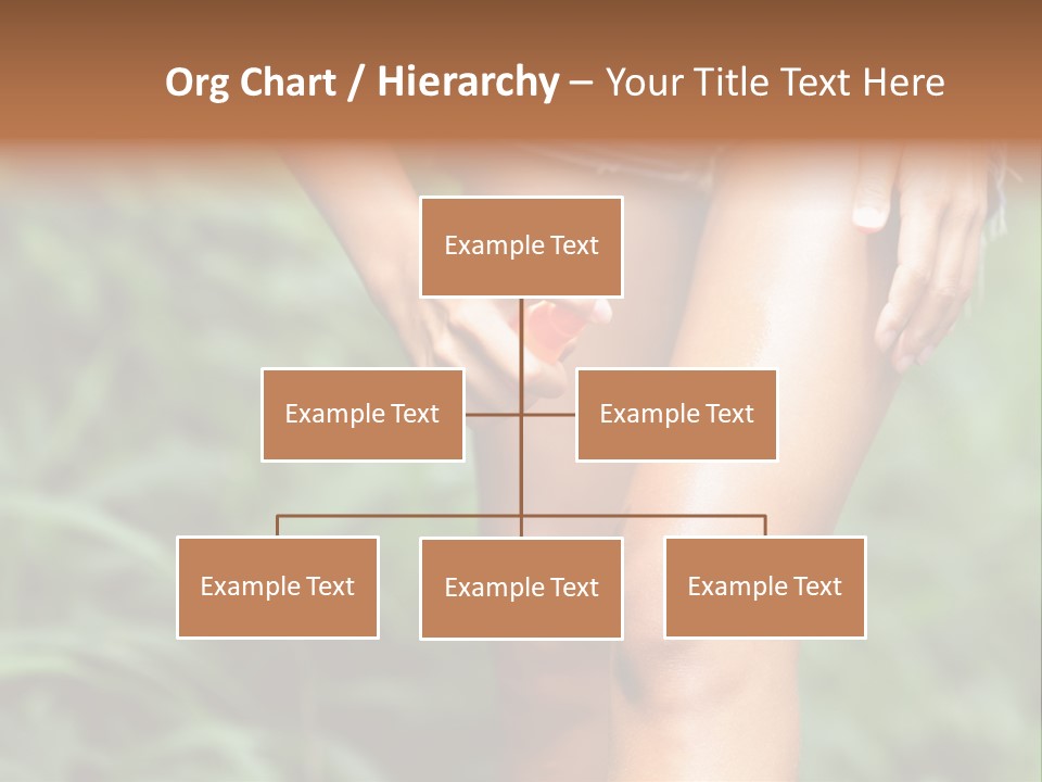 Deet Healthcare Leg PowerPoint Template