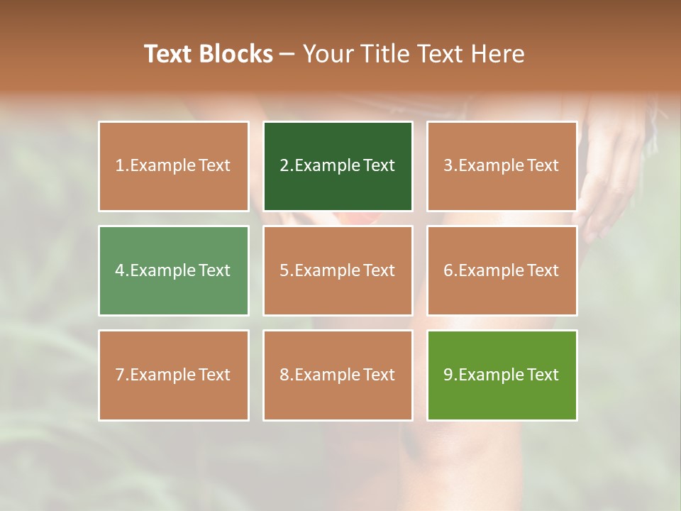 Deet Healthcare Leg PowerPoint Template
