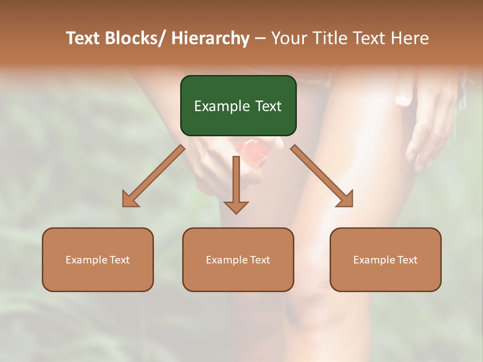 Deet Healthcare Leg PowerPoint Template