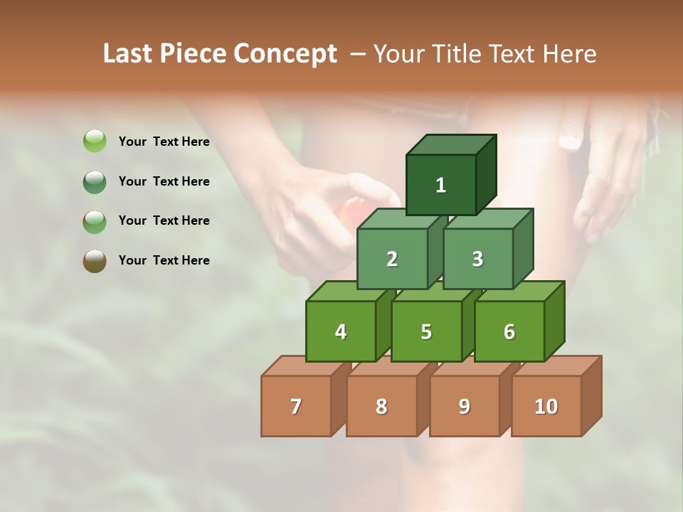 Deet Healthcare Leg PowerPoint Template