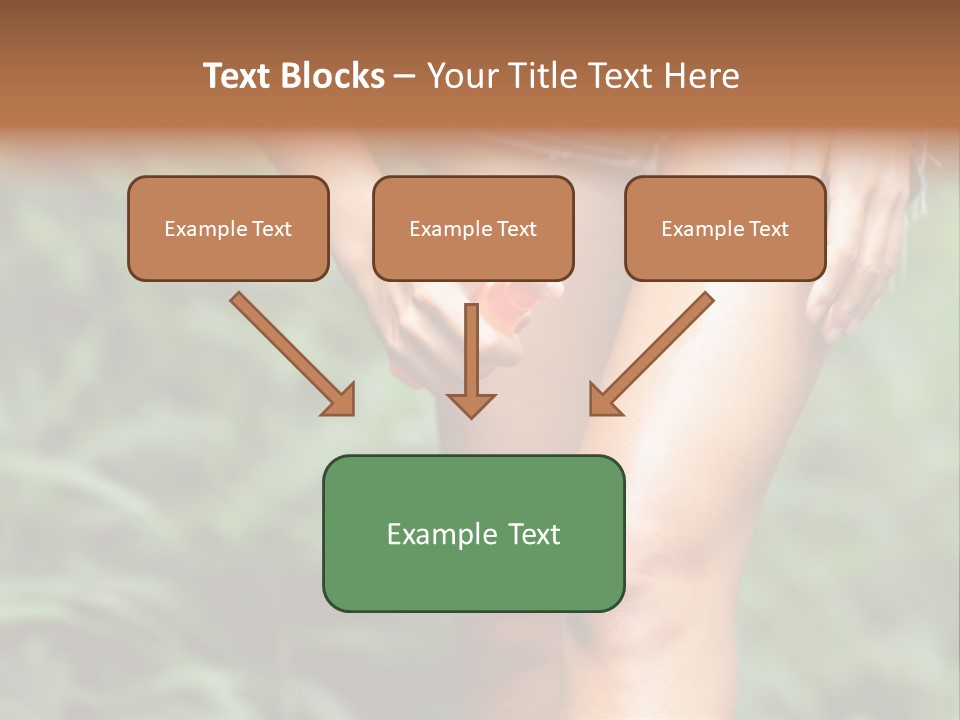 Deet Healthcare Leg PowerPoint Template