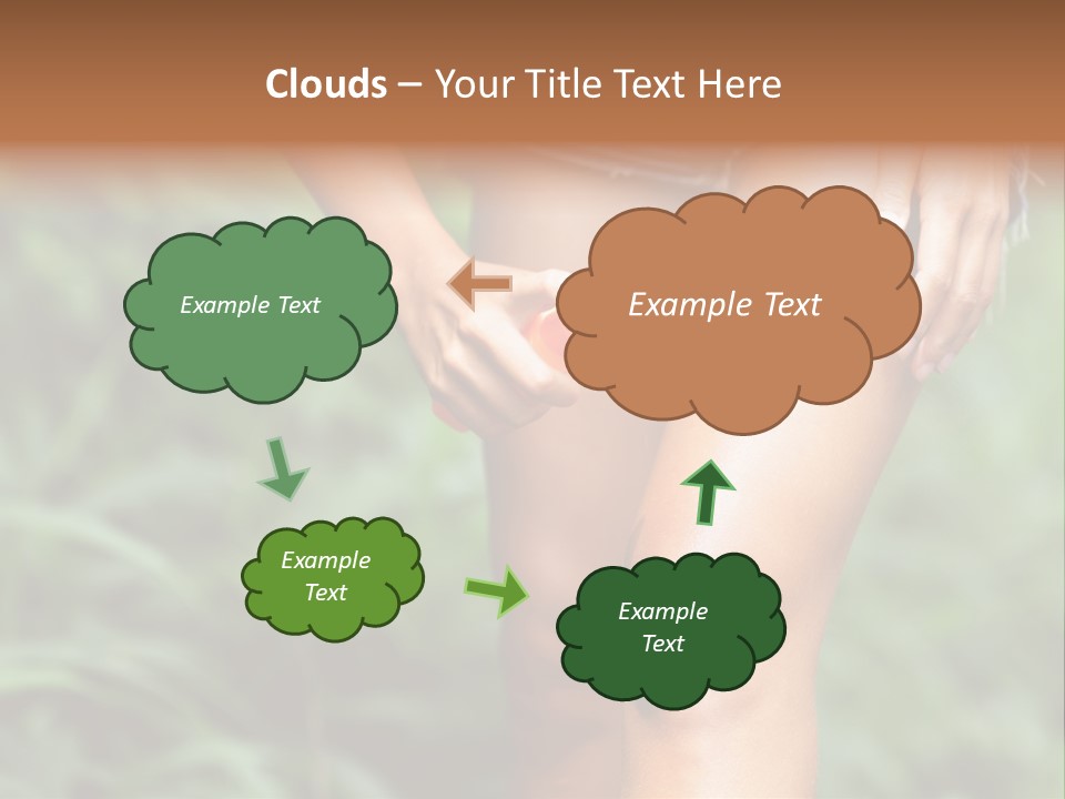 Deet Healthcare Leg PowerPoint Template