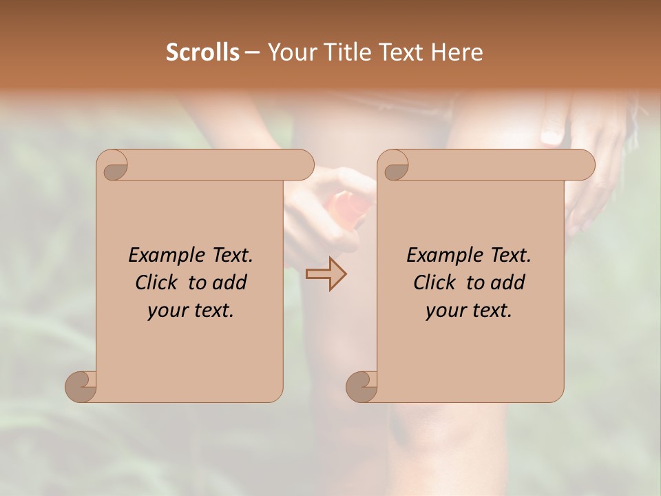 Deet Healthcare Leg PowerPoint Template