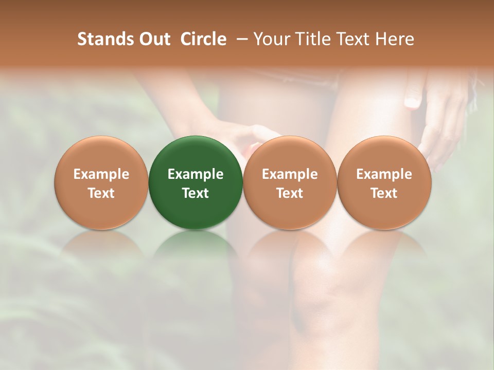 Deet Healthcare Leg PowerPoint Template