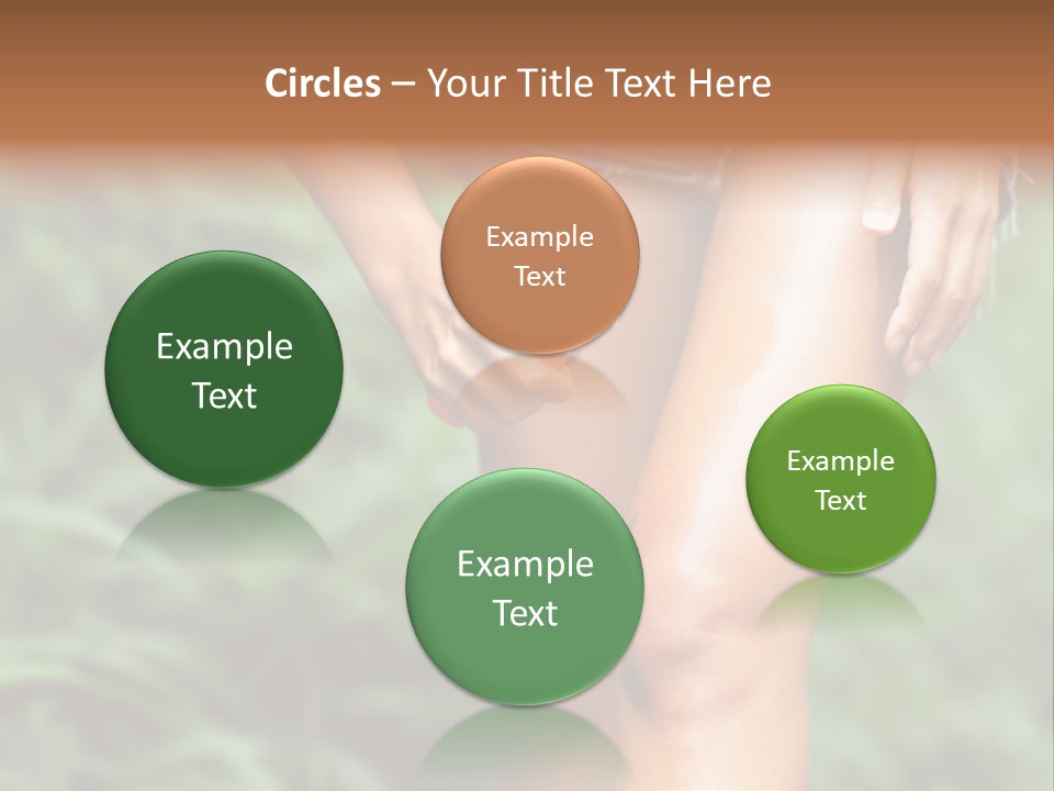 Deet Healthcare Leg PowerPoint Template