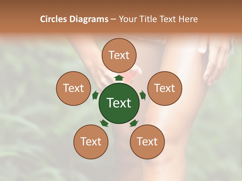 Deet Healthcare Leg PowerPoint Template