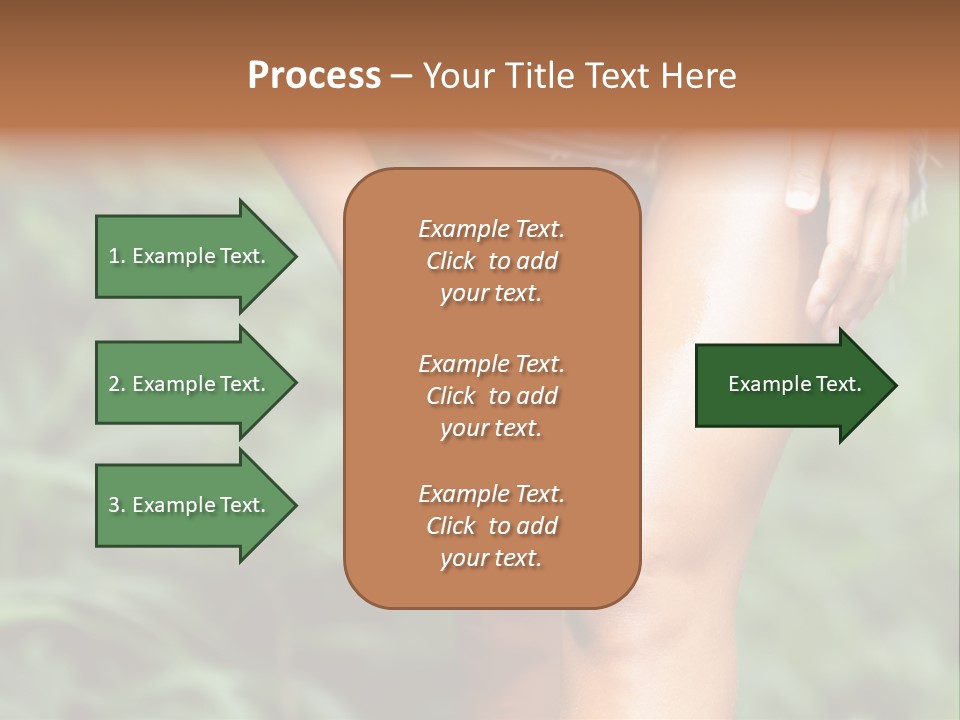 Deet Healthcare Leg PowerPoint Template