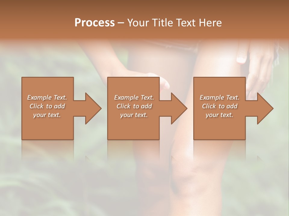 Deet Healthcare Leg PowerPoint Template
