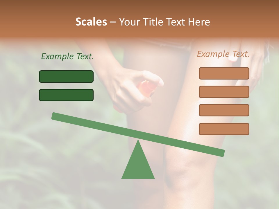 Deet Healthcare Leg PowerPoint Template