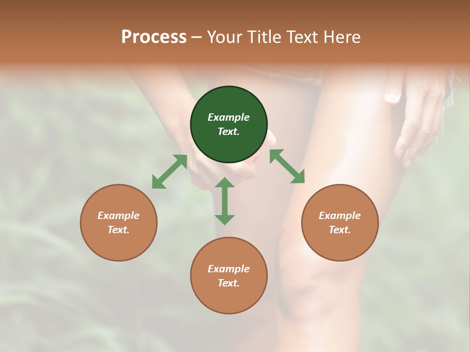 Deet Healthcare Leg PowerPoint Template