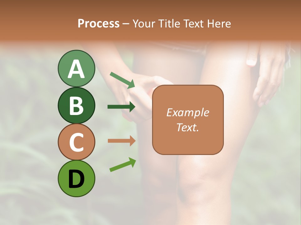 Deet Healthcare Leg PowerPoint Template