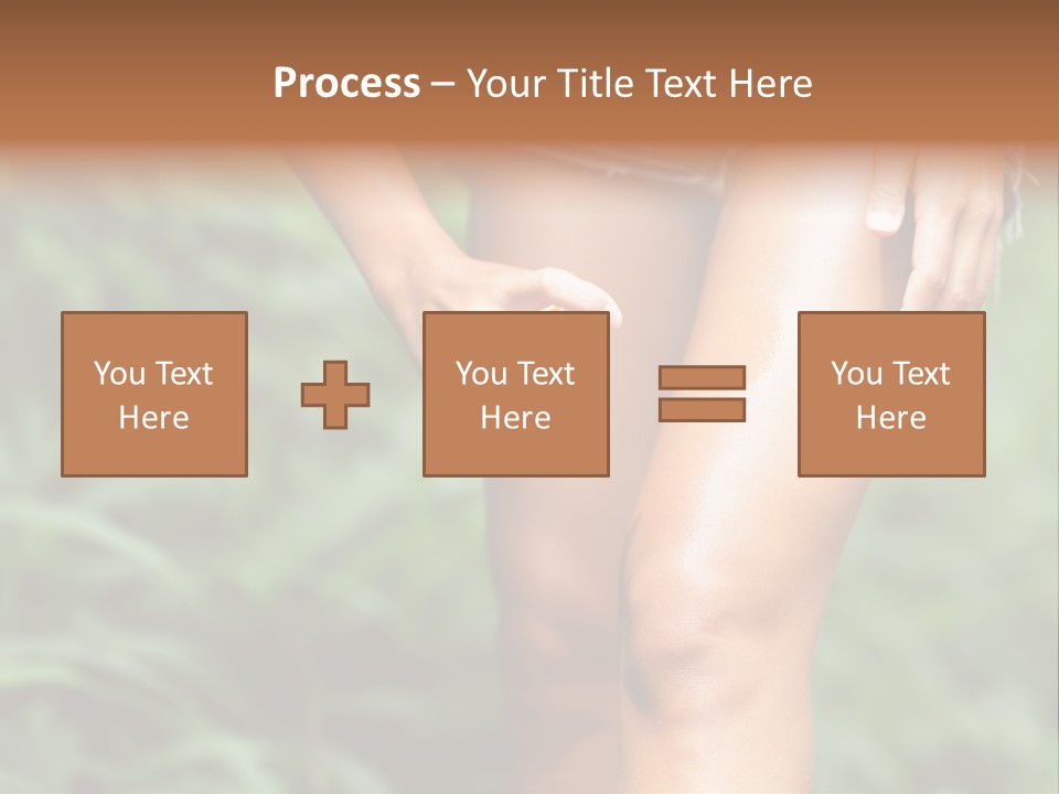Deet Healthcare Leg PowerPoint Template