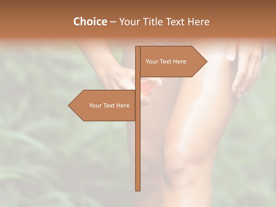 Deet Healthcare Leg PowerPoint Template