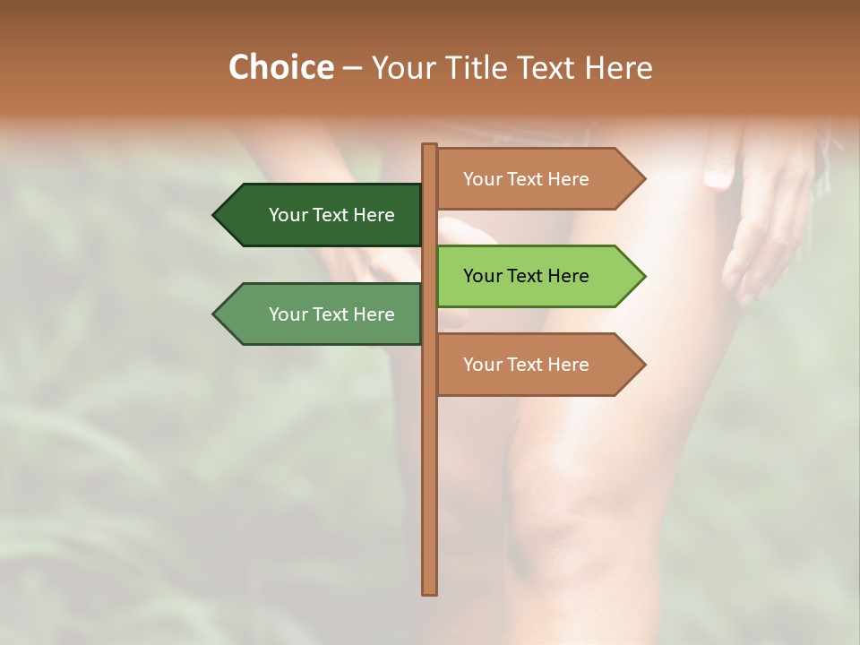 Deet Healthcare Leg PowerPoint Template