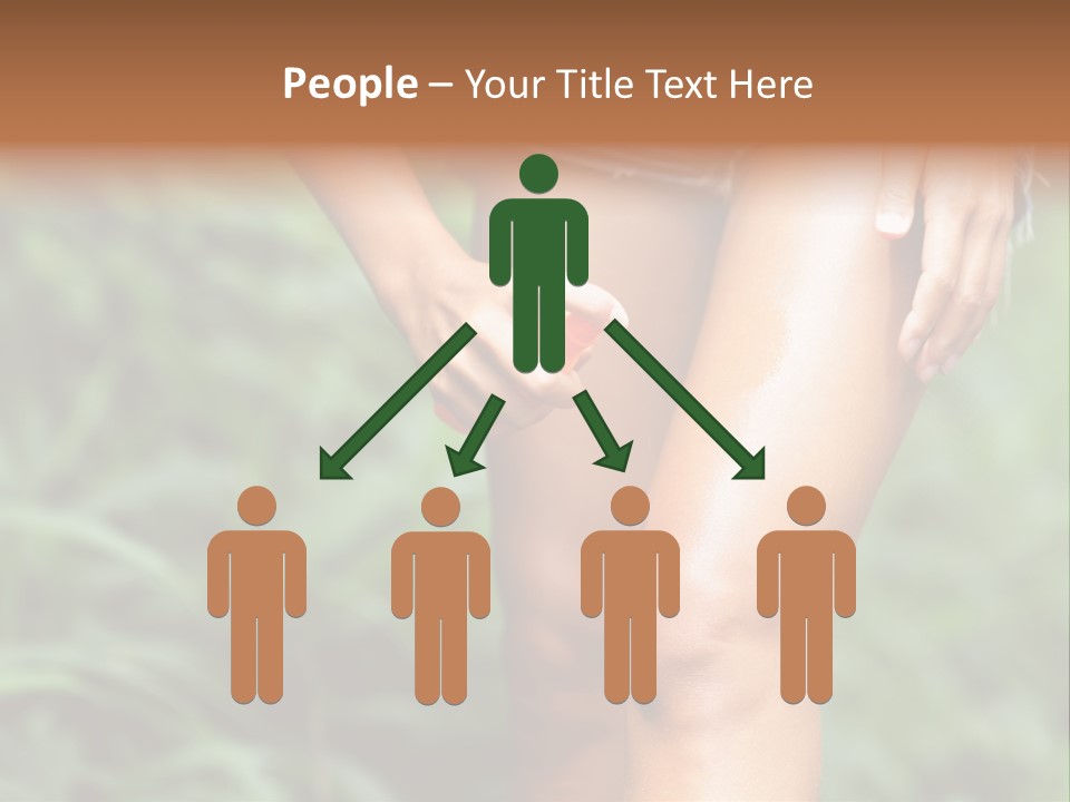 Deet Healthcare Leg PowerPoint Template