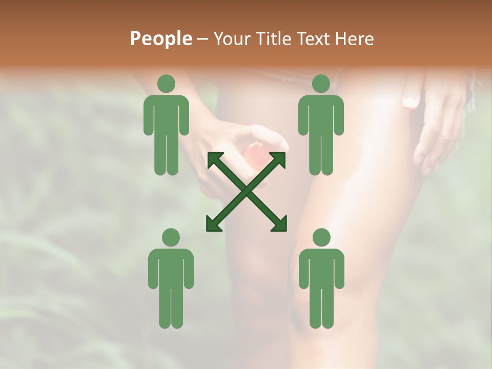 Deet Healthcare Leg PowerPoint Template