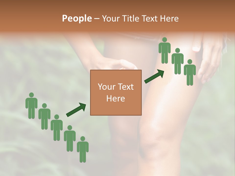 Deet Healthcare Leg PowerPoint Template