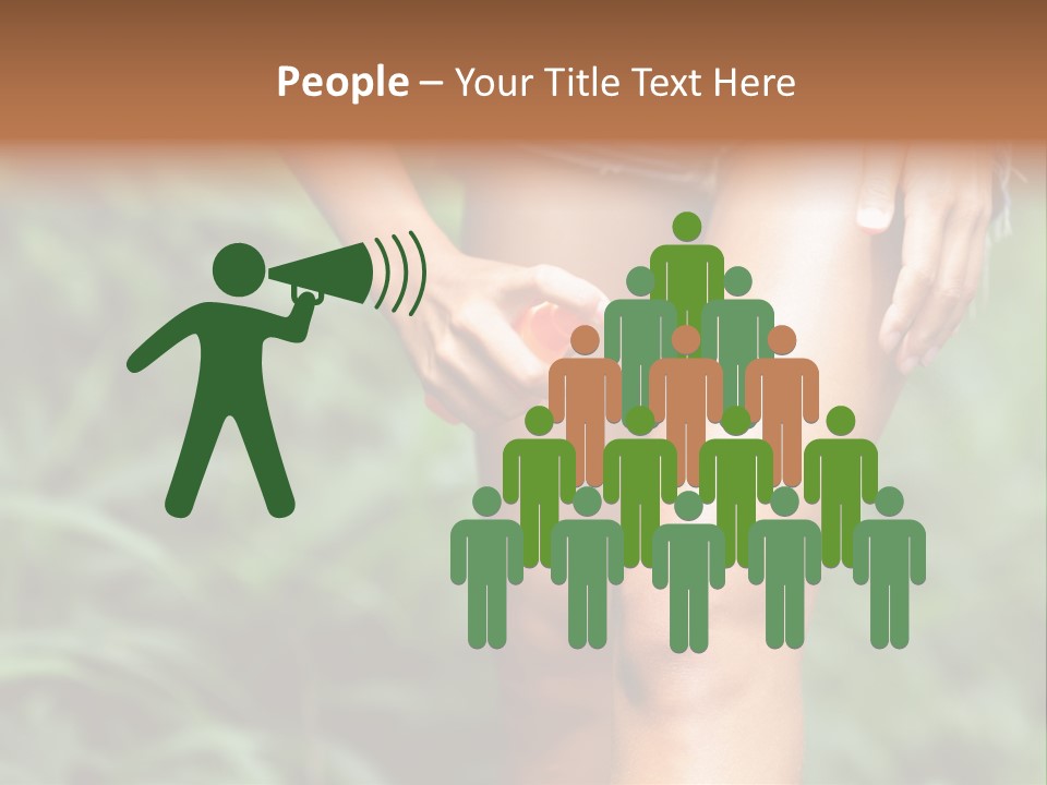 Deet Healthcare Leg PowerPoint Template