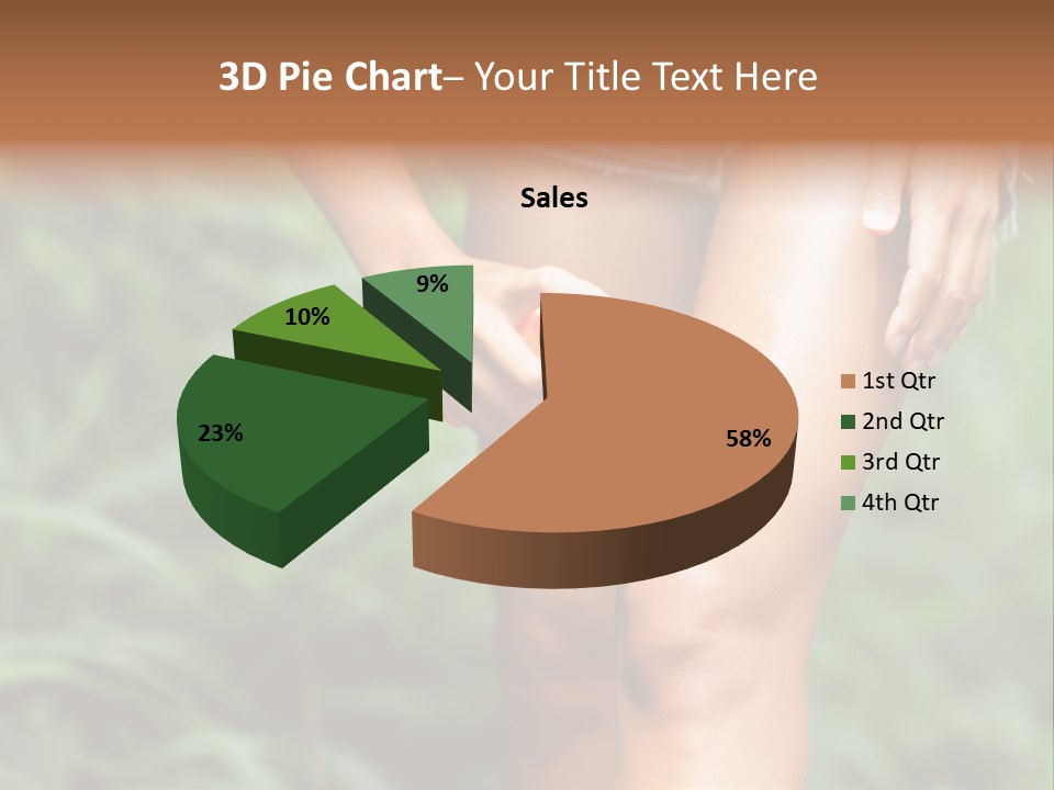 Deet Healthcare Leg PowerPoint Template