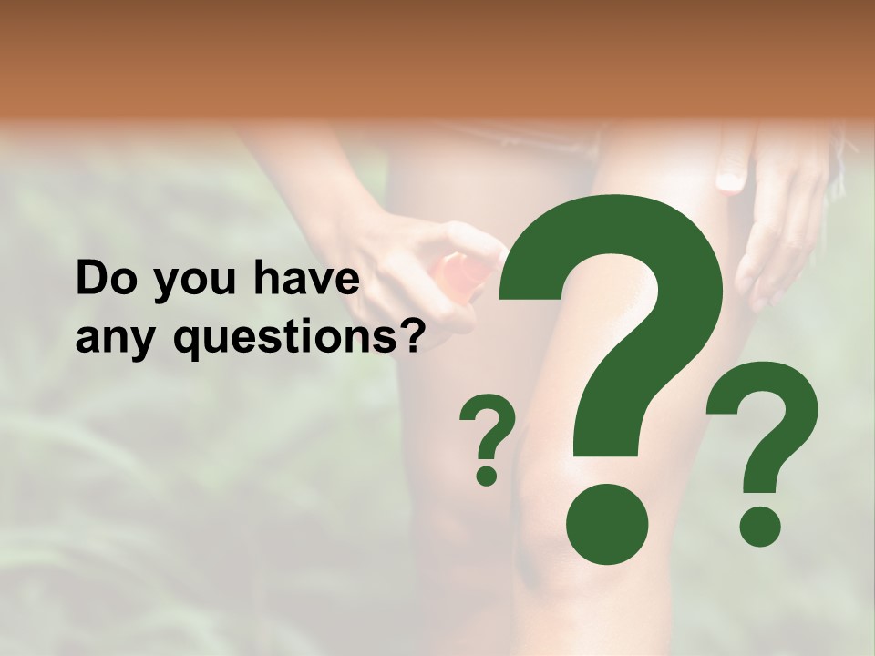 Deet Healthcare Leg PowerPoint Template